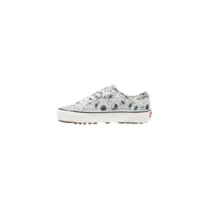 Floral patterned platform sneaker from Vans Women’s White Floral Leather Sneakers collection