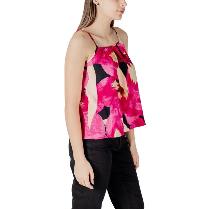 Floral print camisole top displayed in the product listing for Floral Print Camisole Top