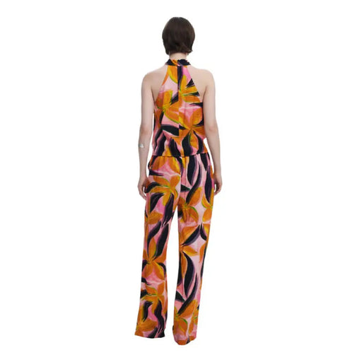 Floral print halter jumpsuit from Floral Print Halter Top and Pants Set collection