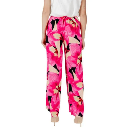 Floral Print Wide Leg Pants featuring a vibrant floral print and stylish palazzo design