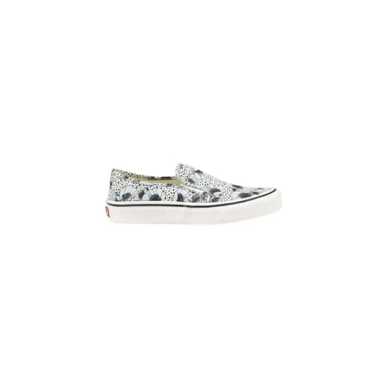 Vans Women’s Blue Floral Leather Sneakers featuring a stylish floral slip-on design