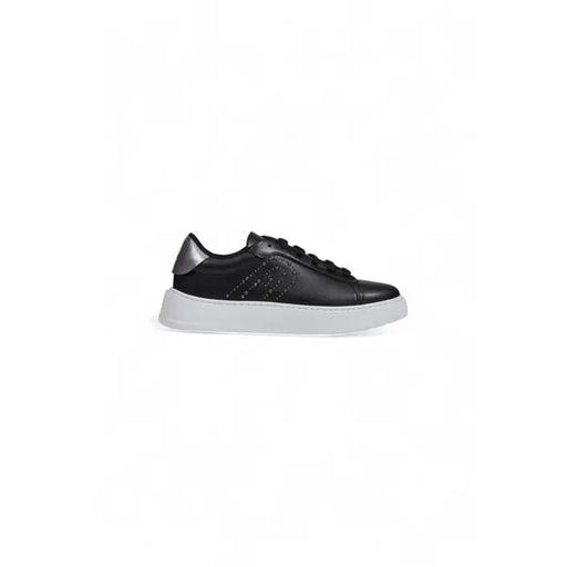 Black leather sneaker with white sole from Furla Women’s collection