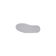 White rubber sole of furla women’s white leather and polyurethane sneakers with smooth textured surface and rounded edges