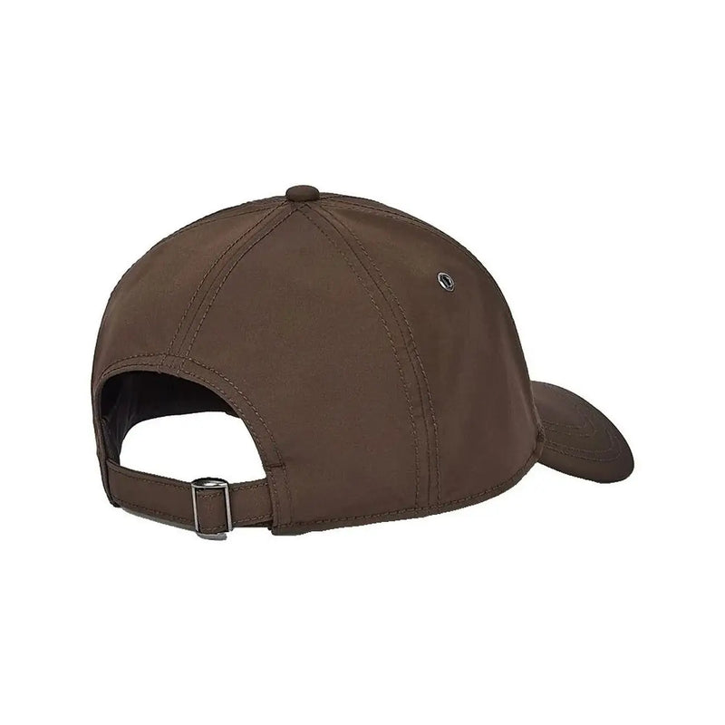 Casquette G-Star marron pour homme, avec sangle ajustable et boucle argentée, vue arrière