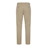 Pantalon chino kaki pour homme Gant, coupe droite, style classique, avec surpiqûres discrètes en coton.