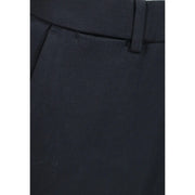 Tailleur noir gianni lupo Pantalon décontracté pour homme en polyester avec ceinture structurée et texture tissée subtile
