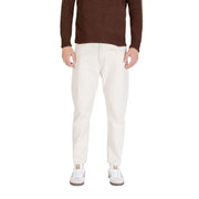 Coupe ajustée couleur crème gianni lupo Jean homme blanc en coton denim gl6228q-f25, coupe moderne