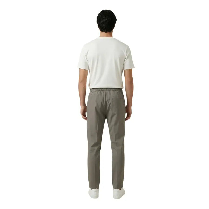 Un pantalon kaki slim gianni lupo Pantalon homme à taille élastique en polyester viscose gl002lt