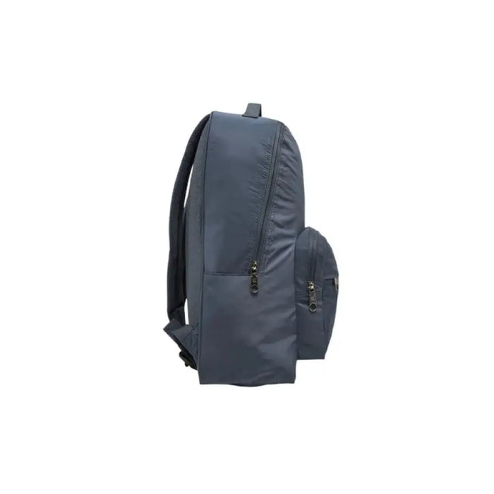 Gray Calvin Klein Backpack featuring a stylish side pocket for convenient storage