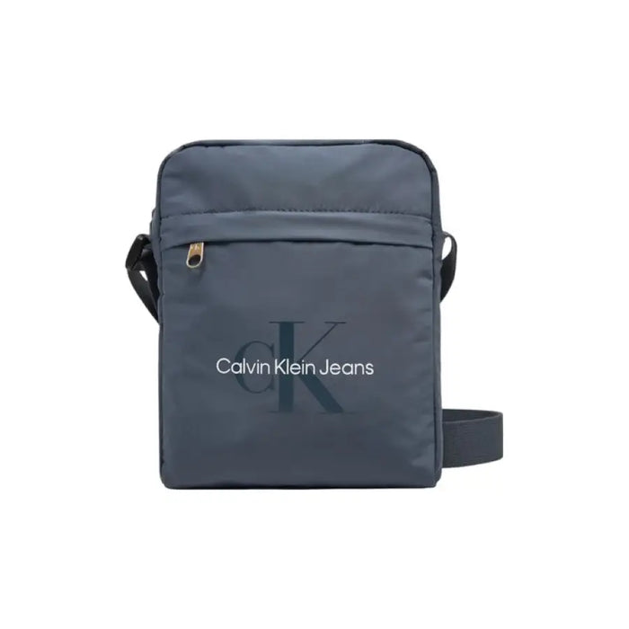 Gray Calvin Klein Jeans crossbody bag showcased as part of Black Calvin Klein Messenger Bag