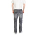 Gray Slim Fit Denim Jeans displayed in a product showcase image