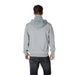 Gray hooded jacket featured in Napapijri Men Grey Cotton Sweatshirt with Hood and Zip
