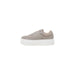 Gray platform sneaker displayed in the product listing, highlighting stylish footwear
