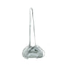 Light gray drawstring shoulder bag available in the Light Gray Drawstring Purse and Shoulder Bag product