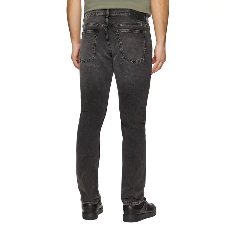 Gray slim-fit jeans for men displayed in the Casual Gray Slim Fit Jeans product image