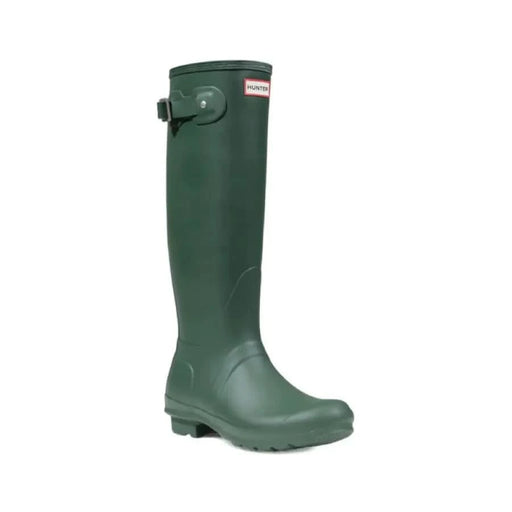 Green Hunter Women Rubber Ankle Boots displayed on a neutral background