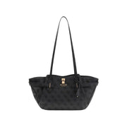 Guess Sac cabas beige imprimé avec motif logo répété et finitions dorées