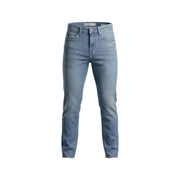 Guess Jean homme bleu en coton stretch, denim clair délavé, coupe slim et design classique à cinq poches