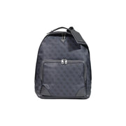 Sac à dos Prada gris foncé à motif monogramme répété et finitions en cuir, présenté avec guess Sac homme Milano gris en similicuir