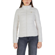 Guess Doudoune matelassée gris clair pour femme, à col montant