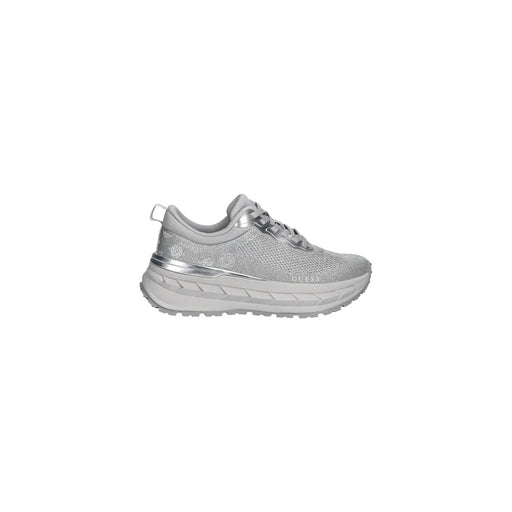 Argent Guess Baskets pour femmes avec tige en mesh et détails métalliques, en polyester, modèle slip-on pour une tenue décontractée