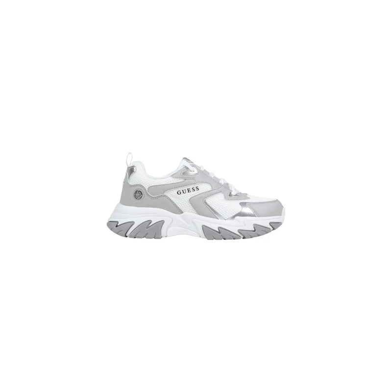 Guess women sneakers grey polyester and polyurethane chunky lace up with textured upper and Guess logo on the side