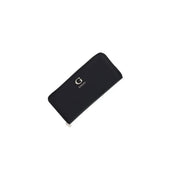 Noir guess Portefeuille femme Lucci grand format zippé en polyuréthane, au design minimaliste et élégant, avec logo argenté