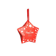 Coffret cadeau rouge en forme d'étoile avec des étoiles blanches et Happy Socks Sous-vêtements femme taille S, en coton mélangé à rayures rouges, de marque S.
