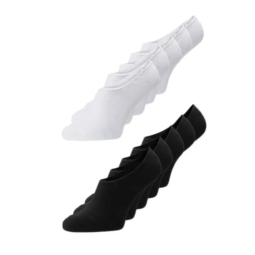 Lots de six chaussettes invisibles blanches et six noires pour Jack & Jones Sous-vêtements blancs pour hommes automne-hiver