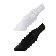 Packs of six white and six black no-show socks for Jack & Jones White Men Underwear Fall Winter