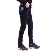 Jacob Cohen Jean en denim bleu foncé pour femme, coupe ajustée et coutures discrètes, en mélange de coton.