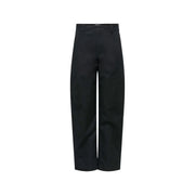 Pantalon noir taille haute à jambes larges en coton pour femme Jacqueline de yong, au design minimaliste et élégant, taille 15367918