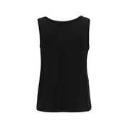 Débardeur noir sans manches pour femme Jacqueline de Yong top avec une encolure arrondie et une coupe décontractée en taille S/L