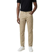Coupe ajustée couleur kaki Jeckerson Pantalon pour homme avec une coupe classique à cinq poches et des effets d'usure subtils sur les cuisses.