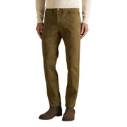 Jeckerson Pantalon pour homme vert olive en coton résistant, conçu comme vêtement de travail.