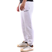 Blanc karl lagerfeld Pantalon pour homme avec logo brodé noir sur la cuisse, confectionné dans une matière douce pour pantalon de survêtement.