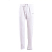 Blanc Karl Lagerfeld Pantalon de survêtement pour homme avec taille élastiquée à cordon et logo noir discret sur la cuisse