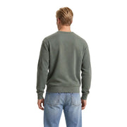 Sweat-shirt Levi's pour homme en coton vert, col rond et col ras du cou vert olive, idéal pour une tenue décontractée.