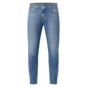 Jean Levi's pour homme, bleu délavé moyen, coupe slim, modèle classique à cinq poches, en mélange de coton et de lyocell.