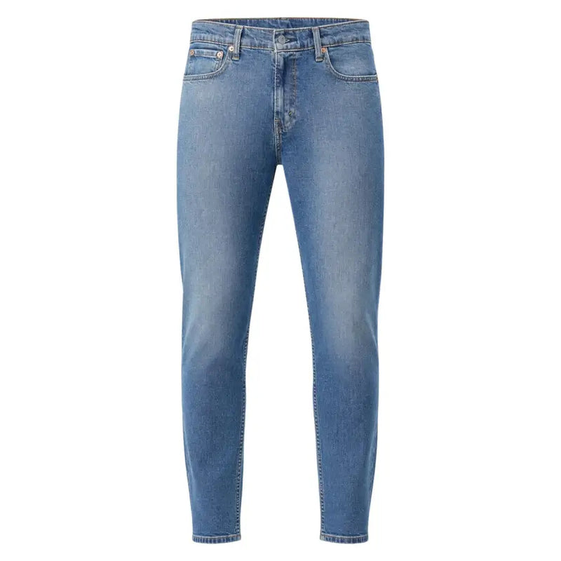 Jean Levi's pour homme, bleu délavé moyen, coupe slim, modèle classique à cinq poches, en mélange de coton et de lyocell.