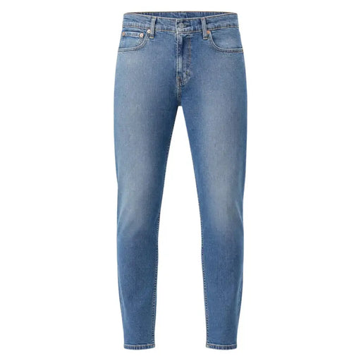 Jean Levi's pour homme, bleu délavé moyen, coupe slim, modèle classique à cinq poches, en mélange de coton et de lyocell.