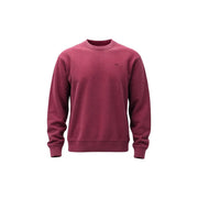 Un sweat-shirt Levi's bordeaux en coton à col rond pour homme, avec un logo discret sur la poitrine gauche, idéal pour un style décontracté.