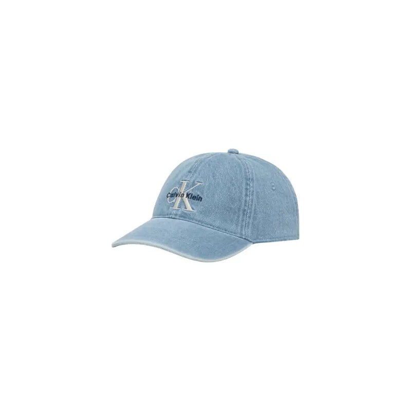 Light blue Calvin Klein baseball cap displayed in the Calvin Klein Black Baseball Cap product image