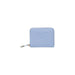 Light blue Liu Jo wallet displayed alongside a black zippered wallet