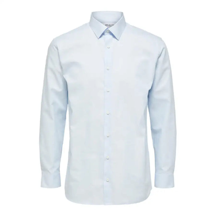 Light blue long-sleeved dress shirt from Light Blue and White Long Sleeved Dress Shirts collection