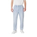 Light blue pleated denim pants from Gianni Lupo Men Jeans for Spring Summer collection