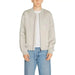 Light gray bomber jacket over a white t-shirt from Calvin Klein Men Jacket