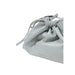 Light gray drawstring purse and shoulder bag with sleek design and stylish appearance