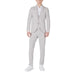 Light gray Mulish Men’s suit with lapel collar and pockets for stylish formal wear