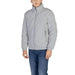 Light gray zip-up jacket with high collar from Antony Morato Men Jacket collection